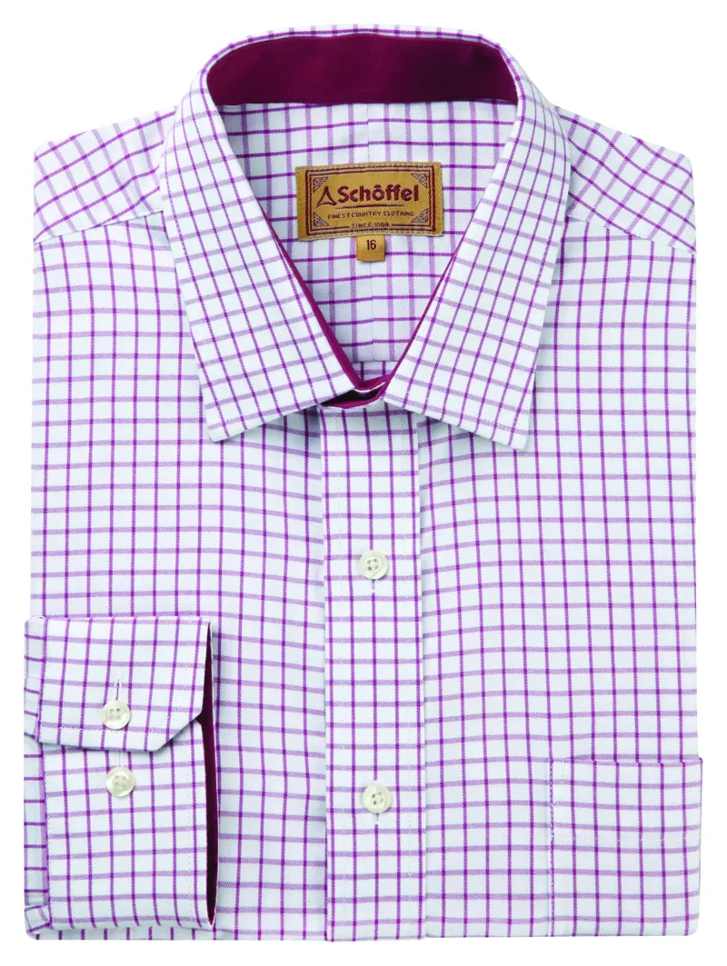 Schoffel Cambridge Check Shirt Red
